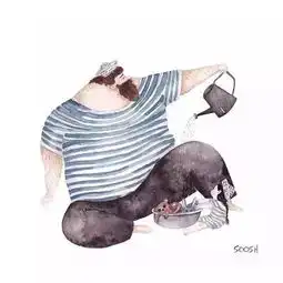 乌克兰艺术家用一组漫画讲述了渴望的父女关系,爸爸和女儿,一组暖心感人的存在