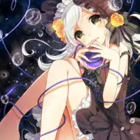 卡通女孩头像梦幻中的小女孩