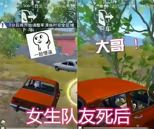 同样是吃鸡队友死后,男生对比女生反应过于真实,秀儿甘拜下风