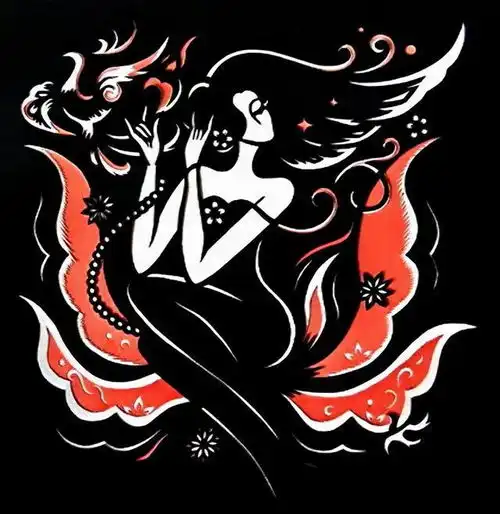 名家剪纸美丽俏皮的美少女,有谁不爱