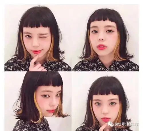 秋天剪半额头短发,轻松变女神