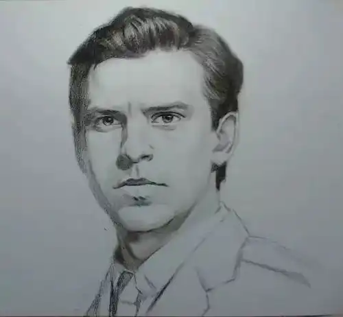 大师素描人物头像教程,那个野兽一样的男人
