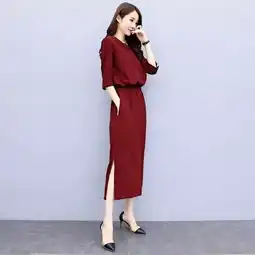 头回见这么美开叉裙,就被迷住了,4158穿,高雅忒迷人