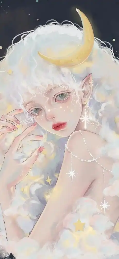 少女心唯美插画手绘壁纸