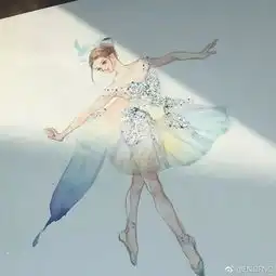 这波配色真好看她用梦幻的水彩描绘出童话般的人物,美到窒息