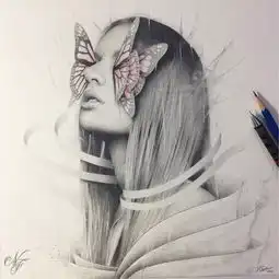一组精致细腻的素描作品