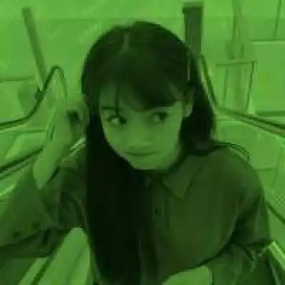 绿色头像女绿色的潮头像社会女