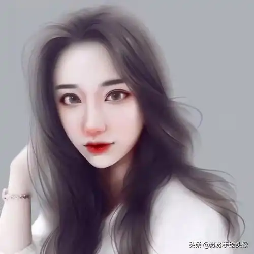 换个头像吧,干净清爽的女生手绘头像,太招人喜欢了
