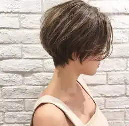 天鹅颈短发