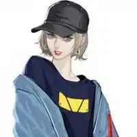 qq头像卡通女生冷酷帅女生卡通头像酷帅图片