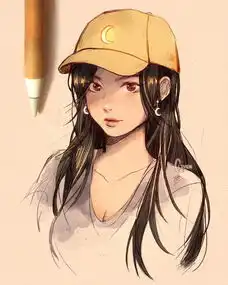 美翻了的女生手绘插画网友虽然不是日漫风但丝毫不减我的喜爱