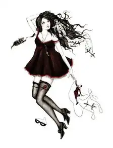 浪漫女孩插画白俄罗斯明斯克alenademicheva插画师作品