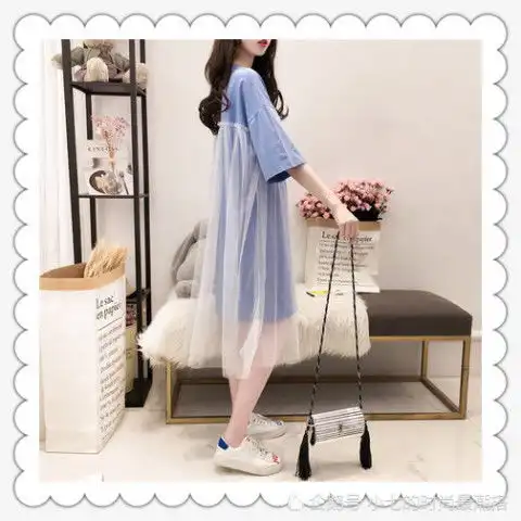 建议大家5月女生应该这样穿仙女裙帆布鞋,混搭才美