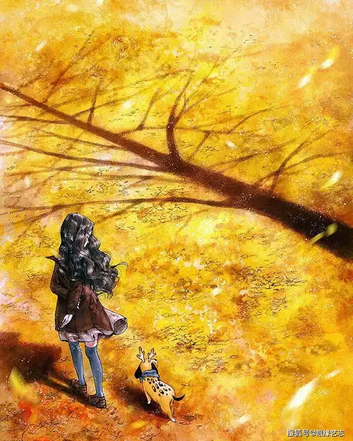 森林女孩画风堪比宫崎骏,青春密林中的第二个自己
