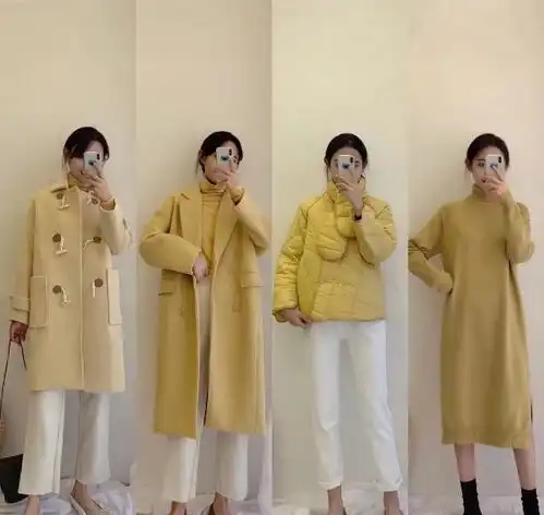 155cm小个子女生秋冬穿搭,大衣搭针织衫保暖又时髦,穿出高级感