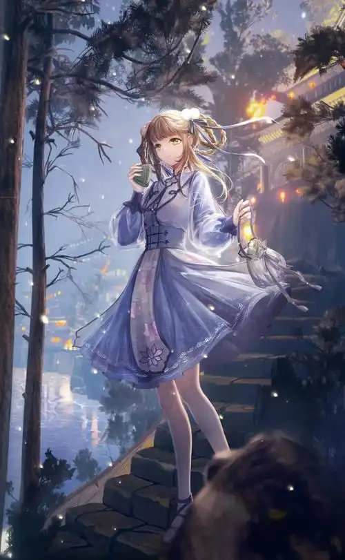 仙气古风美女壁纸我的梦是温柔秋夜里的清风与月白,与你