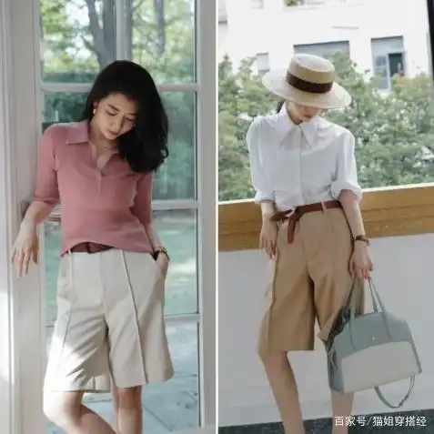 奔四还个矮的女人,夏季不会穿建议模仿三木,日系穿搭时髦又洋气