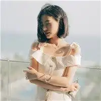 一字肩女生头像