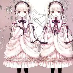可爱双子女生
