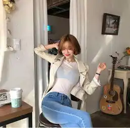 韩式中分气质少女短发发型