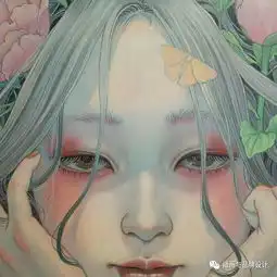 ib手绘丨日本插画师笔下超空灵少女,似水柔情的绝美风