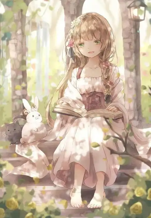 美图推荐超好看的二次元少女插画作品,少女心爆棚摸