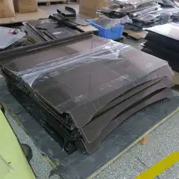 高尔夫球车挡风玻璃生产图片