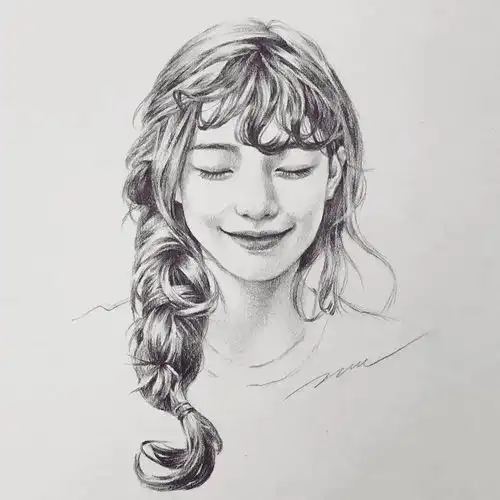 黑白素描很有情绪感染力的一组速写