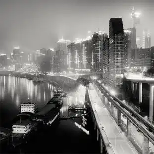 留住动态夜景用黑白表现黑夜的美丽