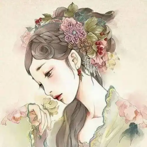 古风头像100张古风女子扶柔倾国色,风华绝世人