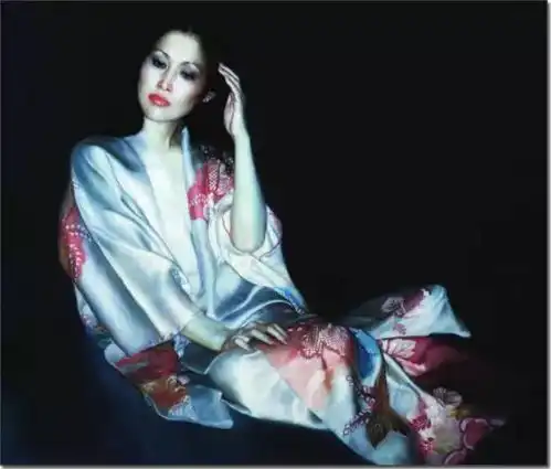 油画东方美女