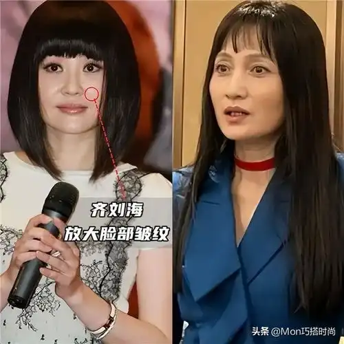 为什么劝中年女人别留刘海看这3组素人对比图,你就知道了