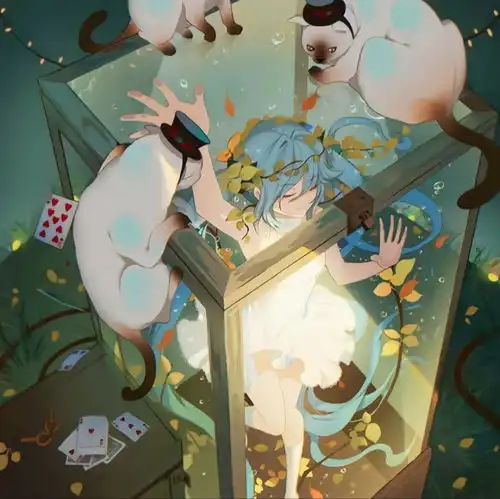 动漫女头出自初音未来的女生头像呀