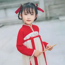 萌娃穿上中国风汉服做个温婉小淑女