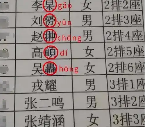 女生因极简姓名走红,连名带姓2笔写完,老师却说叫不出口