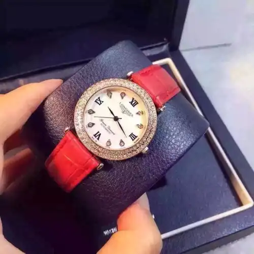 买浪琴女手表带钻好不好