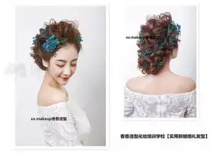 戴花儿新娘背影杀top50戴花发型炸出咯春日少女心
