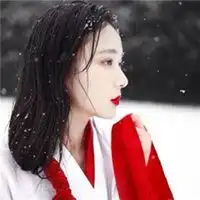 红衣女子霸气古风头像微信头像图片大全
