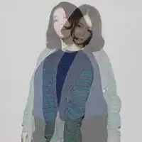 双重叠影女生带字头像双重叠影qq女生头像
