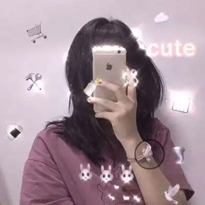 小仙女专属头像真人挡脸软妹小仙女专属微信头像