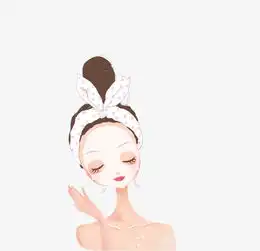 敷面膜的女孩素材图片免费下载高清装饰图案png千库网图片编号6428143