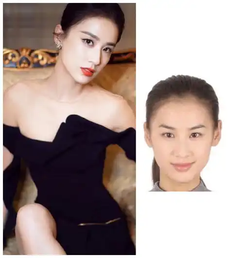 女星证件照和最美照片对比,谁比原来漂亮疑似微整了呢