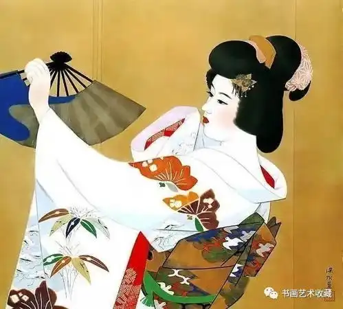 日本绘画他笔下的美人图销魂荡魄,纯情绝俗网友这鼻血我先流了