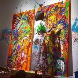 鬼怪美少女作品被大英博物馆收藏,林俊杰为她做专属音乐和直播