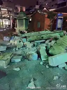 组图高雄地震台南多栋大楼倒塌