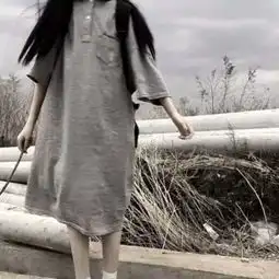 女生清新头像唯美侧脸