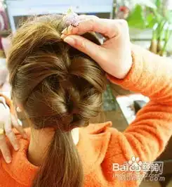 韩式编发diy美女示范4个编发步骤