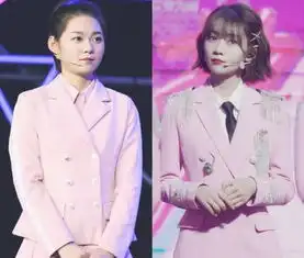 火箭少女段奥娟真的瘦了,直角肩芭比脸又a又飒