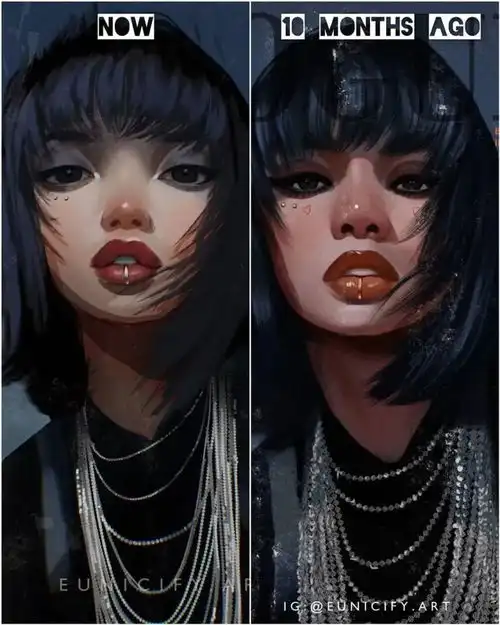 画美女,还需再加亿点点细节