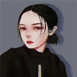 2018个性手绘女生头像彩色素描高清图真实的日子还是一个人过